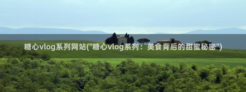 糖心拜年vlog:糖心vlog系列网站(